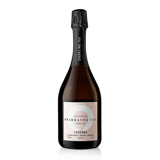 Copenhagen Sparkling LYSEROD witte thee, Oolong, Hibiscus alcoholvrij, BIO, 750 ml