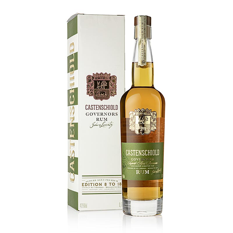 Castenschiold Governors Rum (Maagdeneiland St. Thomas) 40% vol., 700 ml