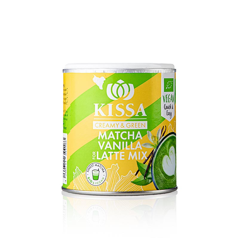 KISSA - Matcha Vanilla for Latte, groene theemix, biologisch, 120 g