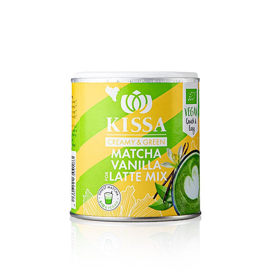 KISSA - Matcha Vanilla for Latte, groene theemix, biologisch, 120 g
