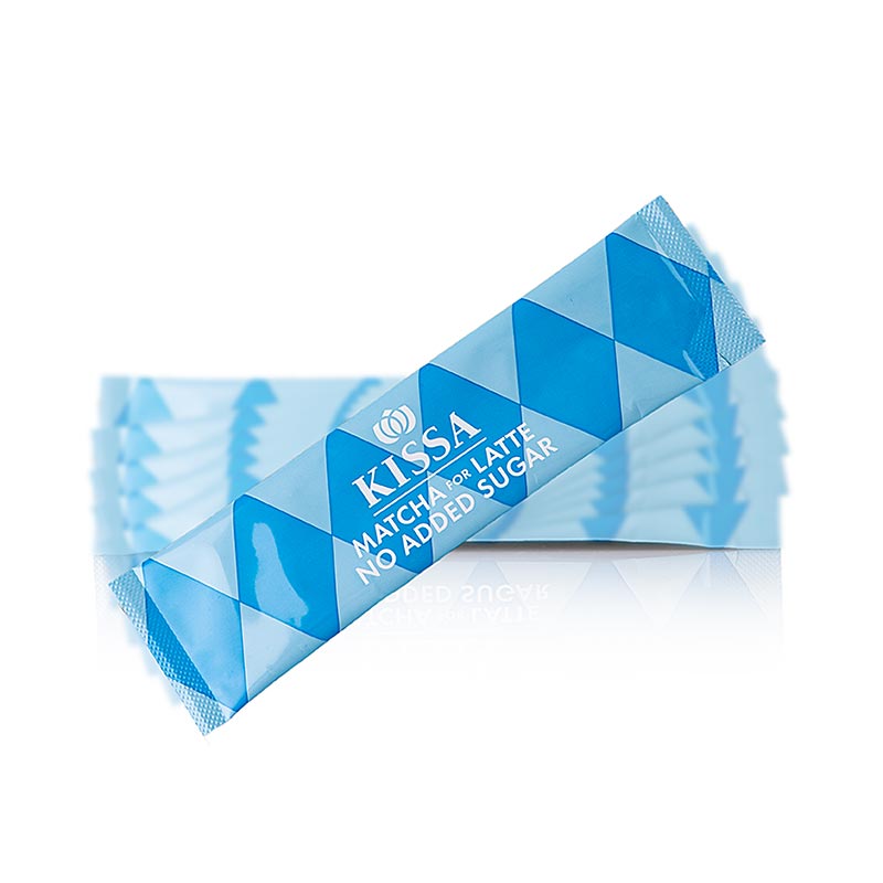 KISSA - Matcha for Latte NO SUGAR ADD., theemixsticks, biologisch, 60 g, 6 x 10 g