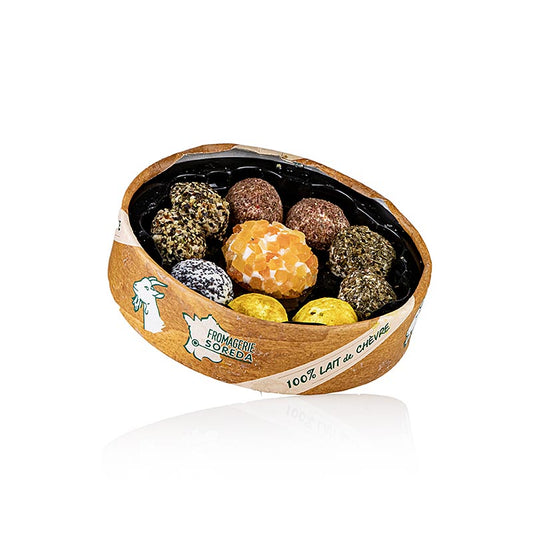 Micro-Pics Chevre, verse geitenkaaspralines met papaja, kruiden, specerijen, 115 g