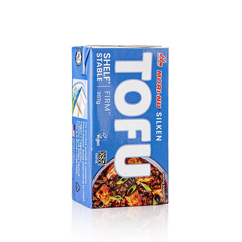 Zijden tofu, stevig, blauw (Mori-Nu), Morinaga, 307 g