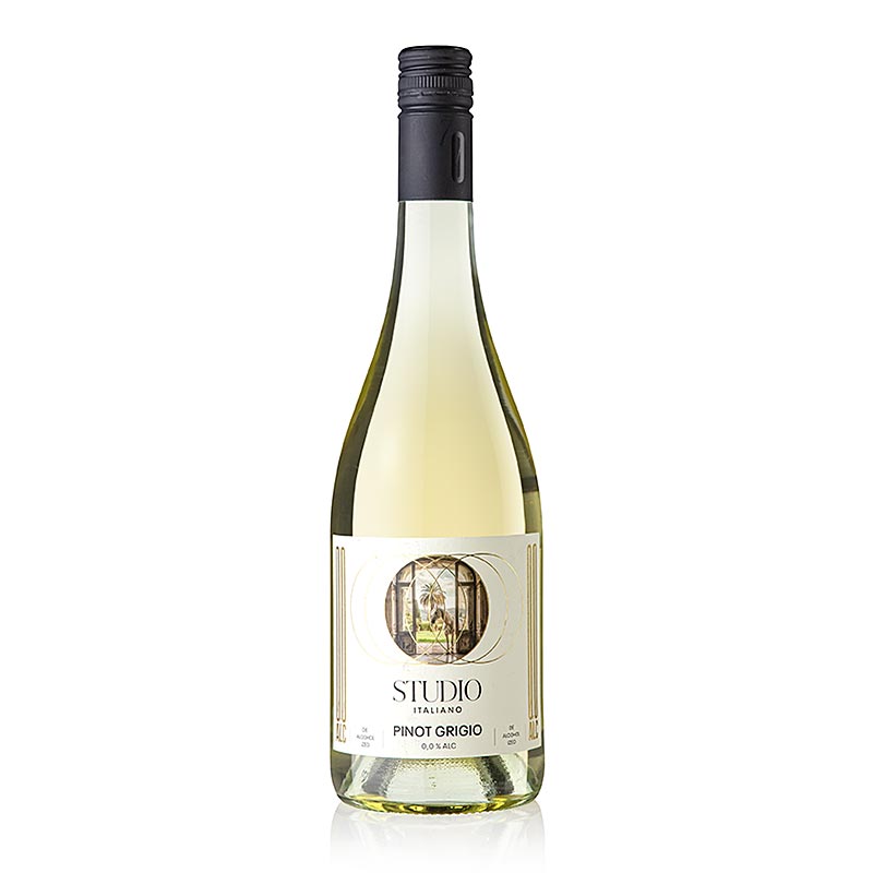 STUDIO Italiano Pinot Grigio, alcoholvrije witte wijn, alcoholvrij, 750 ml