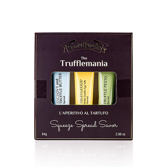 Tartuflanghe truffelaperitief (Truffleggs/pesto/ansjovisspread) 3 tubes, Tartuflange, 84 g, 3 stuks.