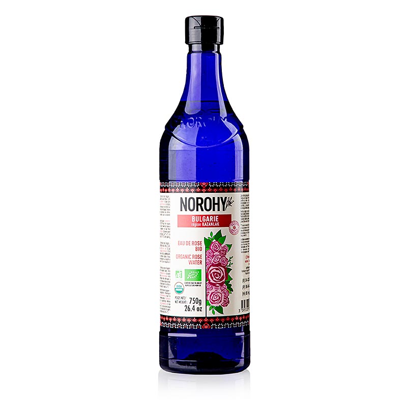 Norohy - gedistilleerd rozenbloesemwater uit Bulgarije, biologisch, 750 ml