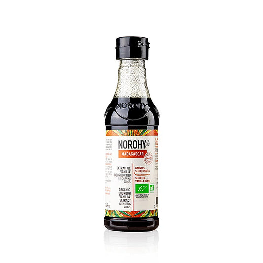 Norohy - Vanille-extract uit Madagaskar, met zaadjes, BIO, 225 ml