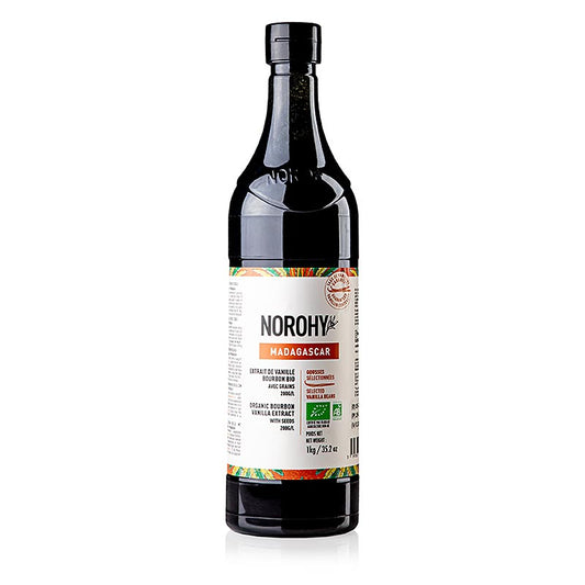 Norohy - Vanille-extract uit Madagaskar, met zaadjes, BIO, 1 kg