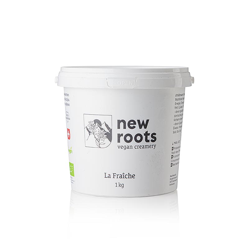 Veganistische crème fraîche, op basis van cashewnoten, New Roots, biologisch, 1 kg