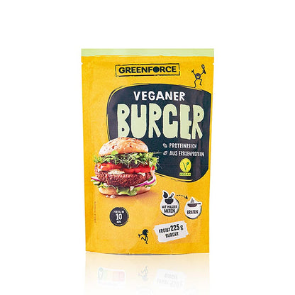 Greenforce Mix voor veganistische hamburgers, gemaakt van erwteneiwit, 75 g