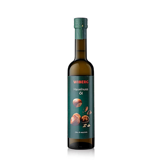 Wiberg Hazelnootolie, koudgeperst, van geroosterde hazelnoten, 500 ml