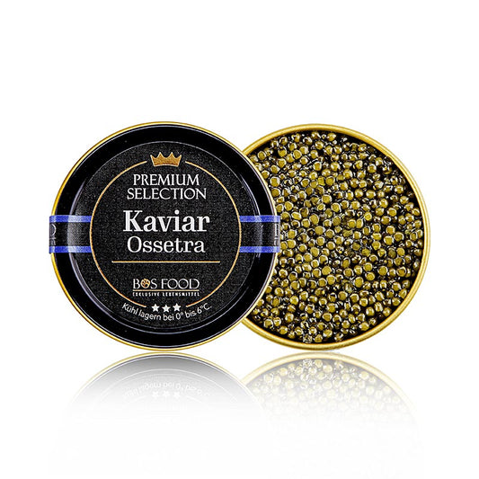 BOS FOOD Premium Selection - Ossetra (gueldenstaedtii), aquacultuur, zonder conserveermiddelen, China, 30 g