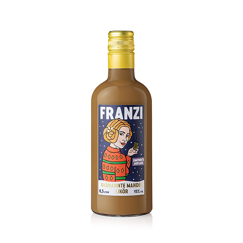 Franzi Gebrande amandel likeur 15% vol., 500 ml