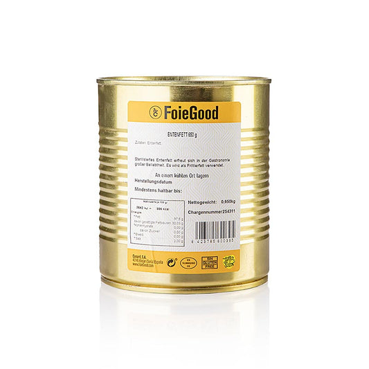 Eendenvet (eendenvet), van niet-gevulde eenden, Foie Good, 650 g