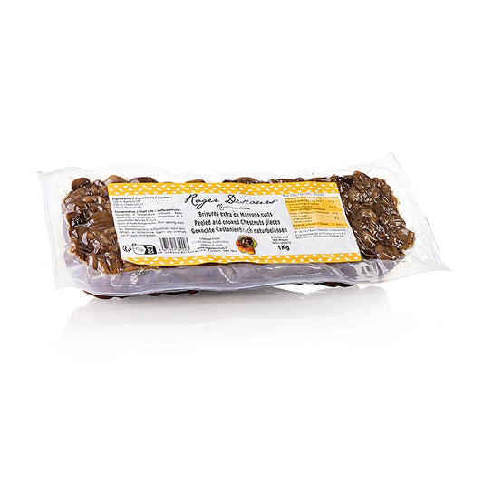Roger Descours kastanjes, BRUCH, gepeld, gekookt, vacuümverpakt, 1 kg