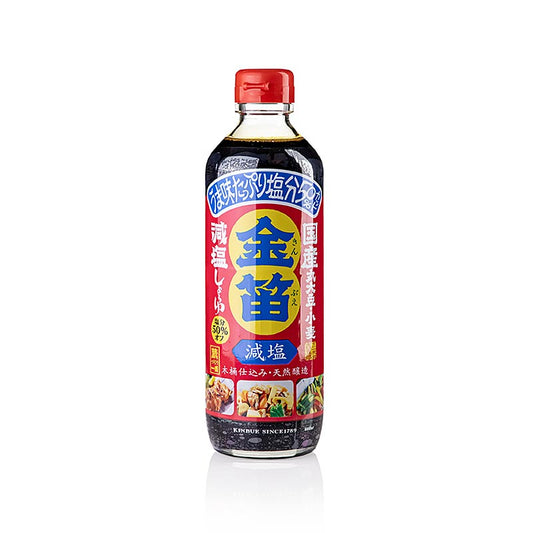 Genen-sojasaus, Shoyu, zoutarm, Fueki, Japan, 600 ml