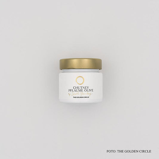 THE GOLDEN CIRCLE - Pruimen-olijvenchutney, door Sascha Stemberg, 75 g