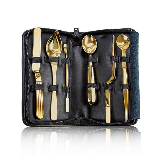 Top Chef Signature gereedschapsset voor professionele koks, goud, 100% Chef, 1 stuk