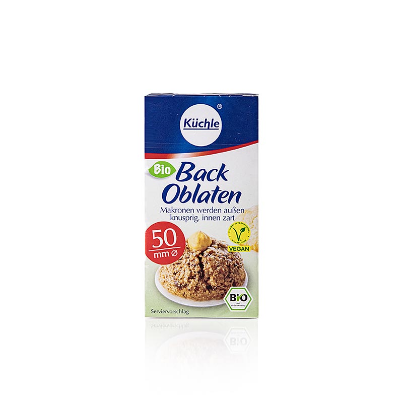 Bakwafels, rond, Ø 5 cm, BIO, 37 g, 100 st