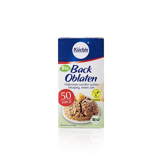Bakwafels, rond, Ø 5 cm, BIO, 37 g, 100 st
