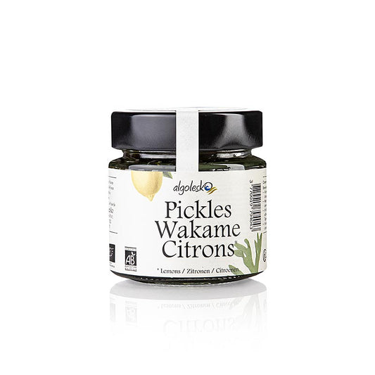 Pickles Wakame Citrons - Wakame-zeewier met citroen, Algolesko, BIO, 110 g