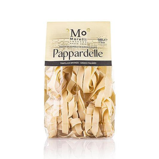 Pasta Pappardelle (van harde tarwegries), Morelli 1860, 500 g
