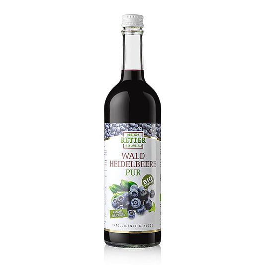 Bosbessensap, 100% versgeperst sap, Obsthof Retter, BIO, 750 ml