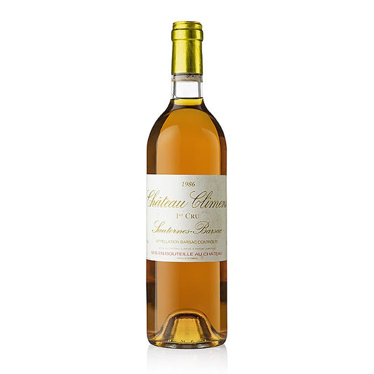 Chateau Climens 1986 1.Cru Classé Sauternes AC Bordeaux witte wijn zoet, 97 PP, 750 ml