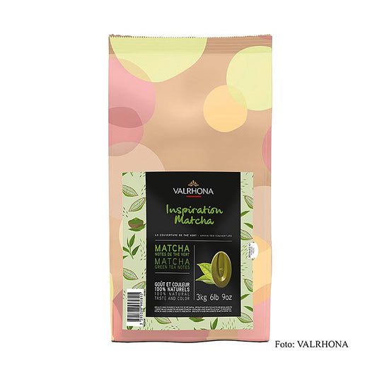 Valrhona Inspiration Matcha, groene-theespecialiteit met cacaoboter, 3 kg