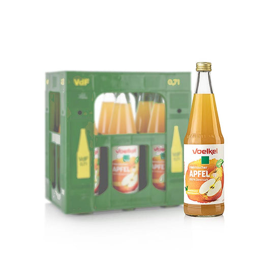 Voelkel Lokale appelsap 100% versgeperst sap, BIO Vegan, 4,2 l, 6 x 700 ml