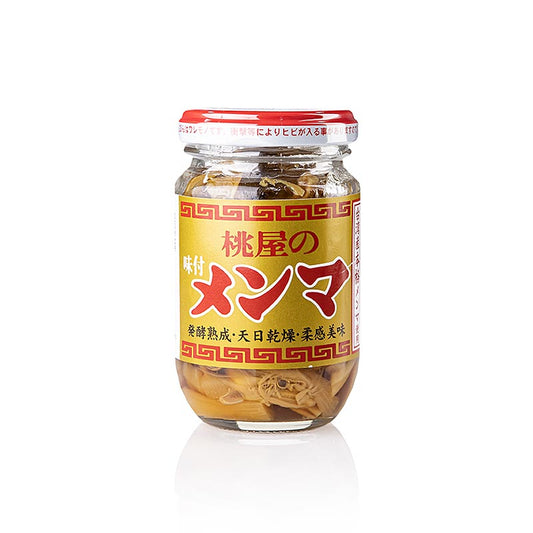 Ajitsuke Menma, ingemaakte reepjes bamboescheuten, Momoya, China, 100 g