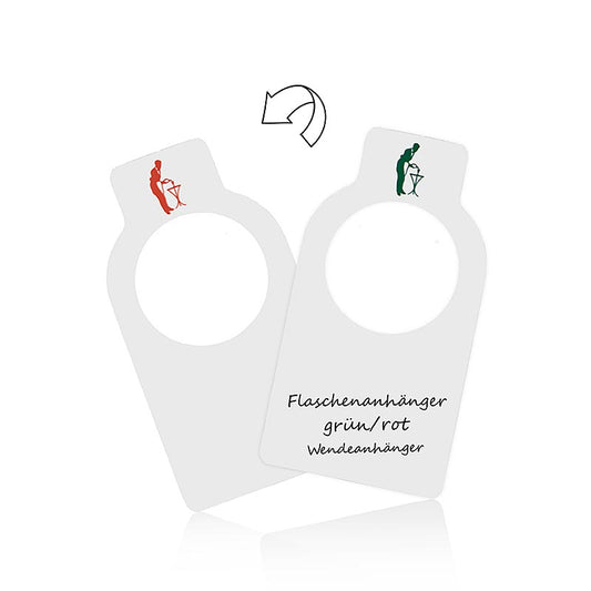 Wine Tags-fleshalskaartjes voor het labelen van wijnflessen (OG), 500 st