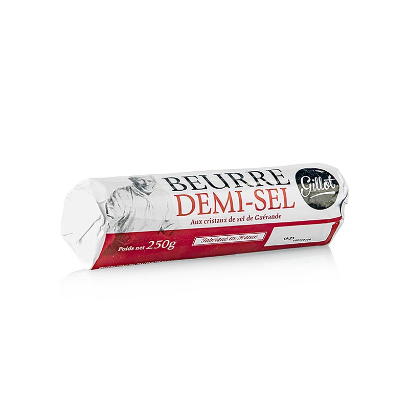 Gezouten boter, Demi-Sel, Frankrijk (voelbare zeezoutkristallen), 250 g
