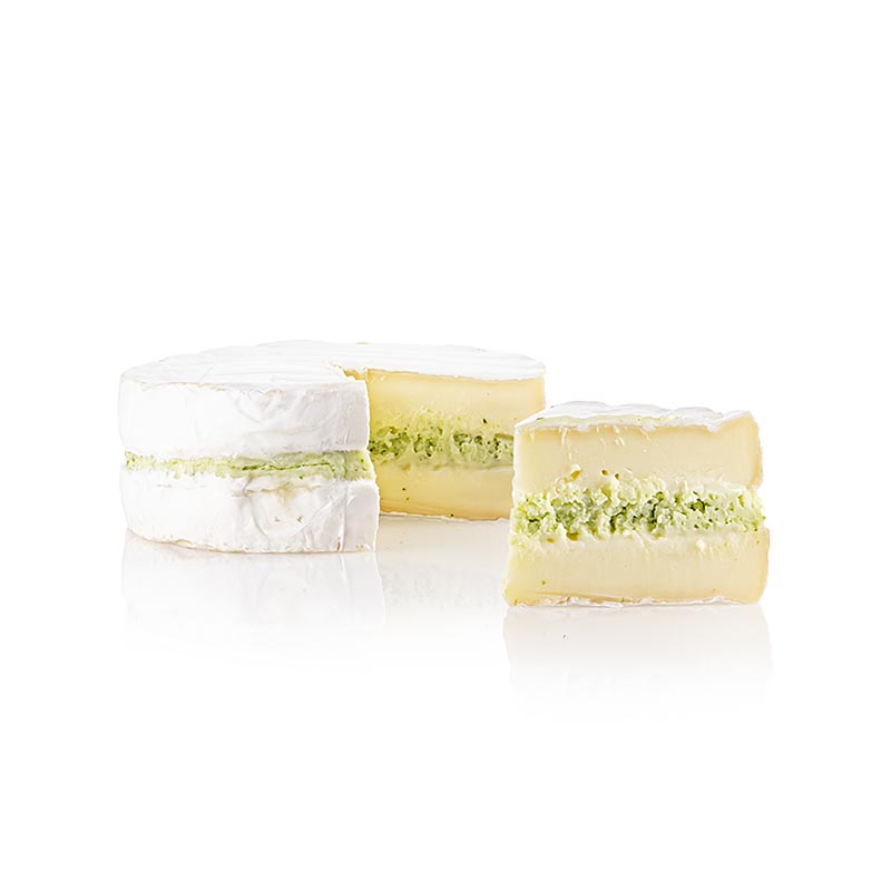 Mini-brie met verse daslook, kaasbereiding, 150 g