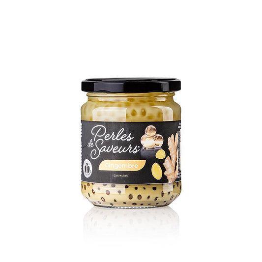 Fruitkaviaarbolletjes "Gember", 15 mm, Spherical, Flavor Pearls, 200 g
