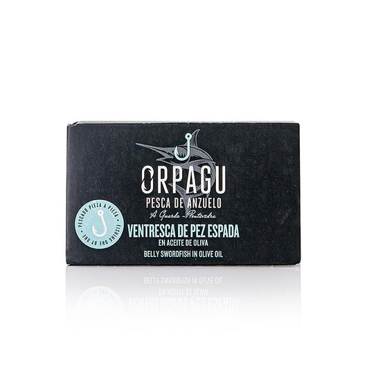 Buikvlees van zwaardvis in olijfolie, ORPAGU, 120 g