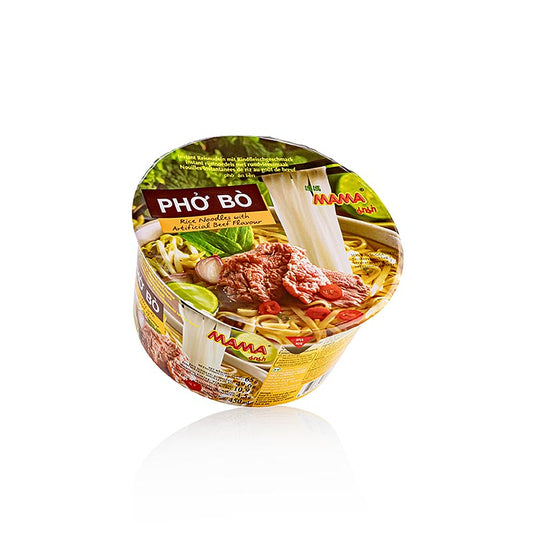 Pho Bo, instant rijstnoedels met rundvleessmaak, Mama, 130 g