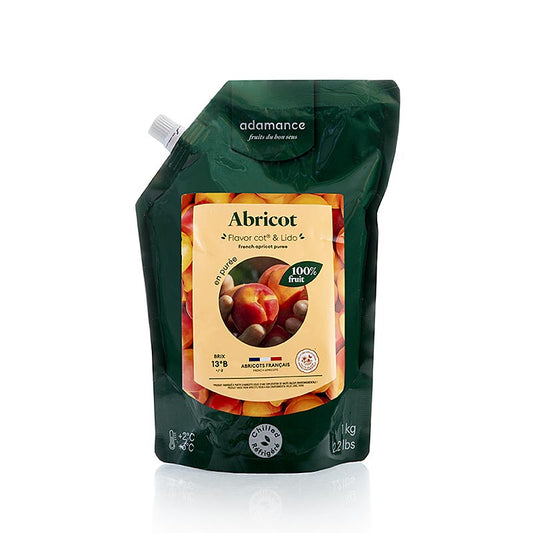 Adamance abrikozenpuree, ongezoet, gepasteuriseerd, 1 kg