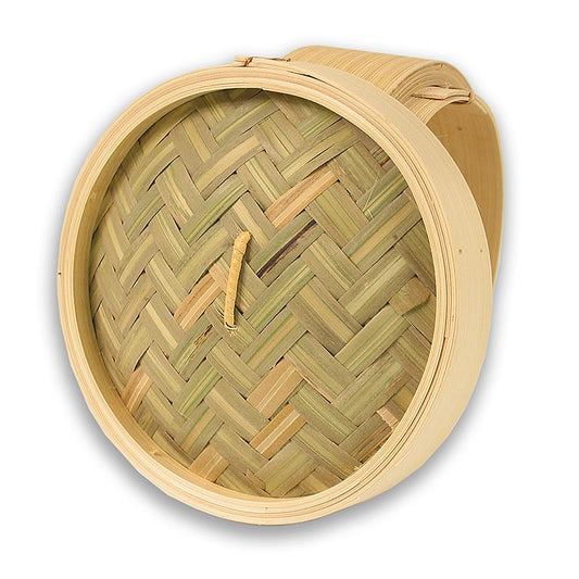 Couvercle pour poêle à vapeur en bambou avec un diamètre extérieur de 17 cm et un diamètre intérieur de 15 cm, adapté aux poêles à vapeur de 65 pouces, 1 pièce