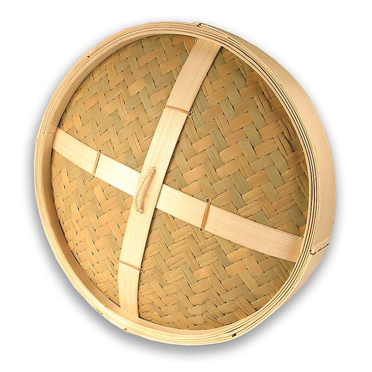 Couvercle pour panier vapeur en bambou, avec un diamètre extérieur de 52 cm et un diamètre intérieur de 48 cm, 205 in, 1 pièce