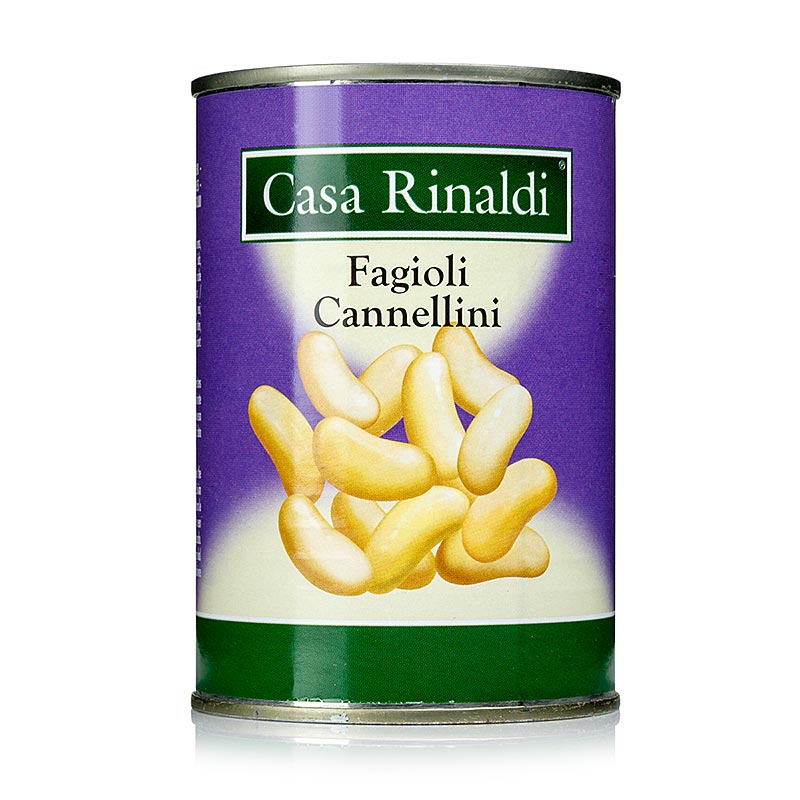 Haricots cannellini, haricots blancs de qualité supérieure emballés dans un sac de 400 g