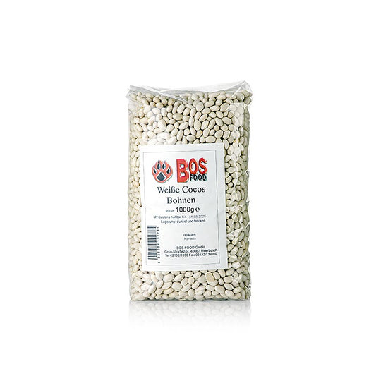 Haricots de coco blancs et très petits de 1 kg, parfaits pour diverses recettes et plats