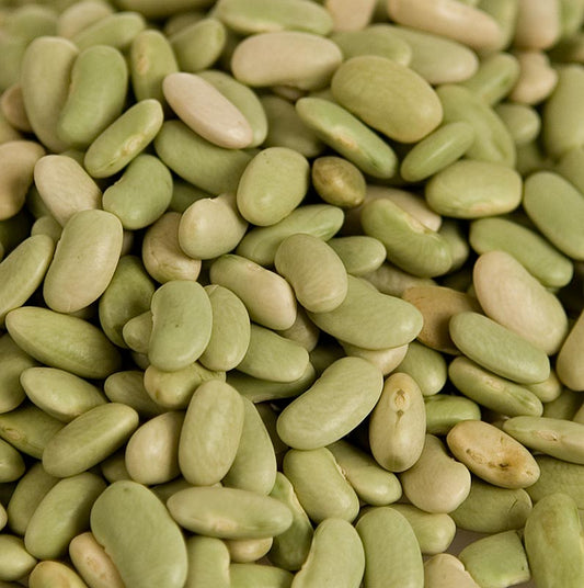 Haricots flageolets verts séchés en paquet de 1 kg, idéal pour divers plats