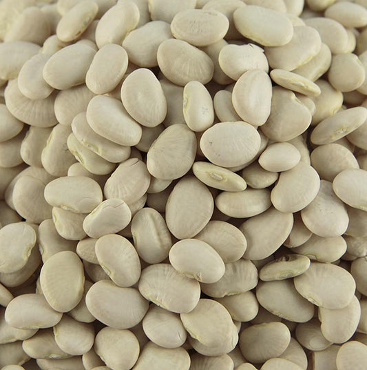 1 kg de haricots de Lima séchés de couleur claire, également appelés haricots ou haricots de Lima, emballés