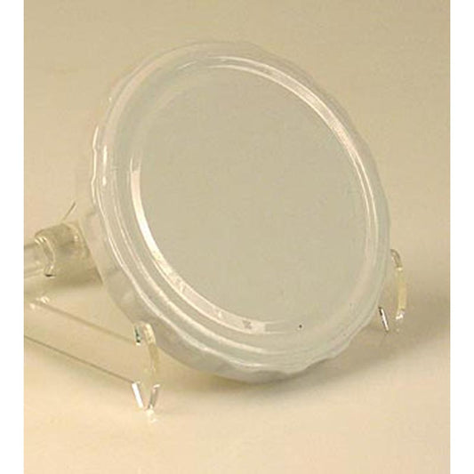 Couvercle blanc durable pour gobelet de 82 mm, adapté à 230/435 ml, 1 pièce