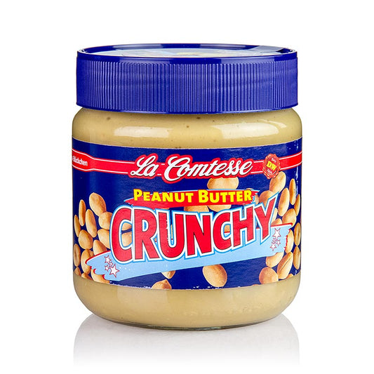 Pâte de cacahuètes, croustillante, La Comtesse, 350 g - Une délicieuse et croustillante pâte de cacahuètes de La Comtesse en paquet de 350 g
