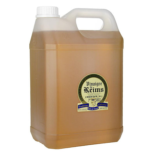 Bouteille de 5 litres de Soripa Vinaigre de Reims, vinaigre de Champagne Ardenne, 7% d'acidité