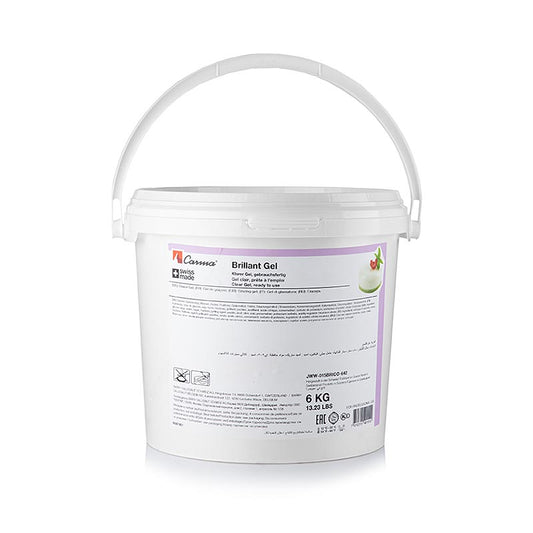 Brilliant gel, un gélifiant clair et transparent pour utilisation à froid, emballage de 6 kg