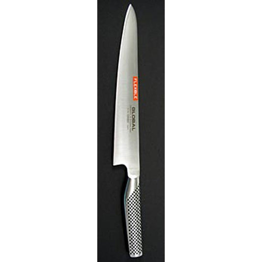 Global G-18 couteau à filet, flexible, 24cm, 1 pc - idéal pour découper les poissons en filets avec précision