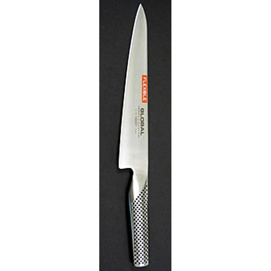 Global G-20 couteau à filet, flexible, 21cm, 1 pièce - couteau à filet en acier inoxydable de haute qualité avec lame flexible de 21 cm